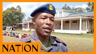 KDF recruitment exercise underway at Kitale ASK showgrounds led by Lieutenant Colonel Evans Oduma [upl. by Haase]