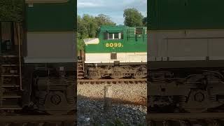 Norfolk Southern Heritage Unit Southern Railway locomotive 8099 Lynchburg Virginia 081824 [upl. by Donna584]