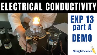 Electrical Conductivity Lab  Exp 13 Part A  Test the conductivity of substances [upl. by Asillim857]