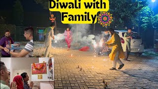 Diwali celebrate kari puri Family ke sath 🪔🤪Diwali ke baad hum chale gaon 😋🥳 [upl. by Nooj]