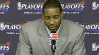 Tracy McGrady  Game 7 Press Conference [upl. by Kloman261]