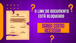 DOCUMENTO CUJO LINK ESTÁ BLOQUEADO NO FAMILYSEARCH [upl. by Tiloine368]