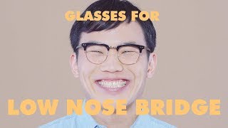 Glasses for Low Nose Bridge  EyeBuyDirect [upl. by Etterraj292]