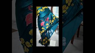 Shorts youtubeshorts painting handprint saree😍😍 [upl. by Diva]