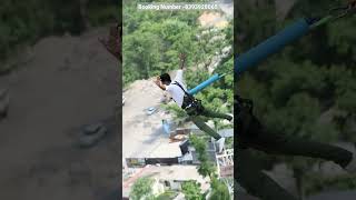 india highest Bungee jumping in Rishikesh [upl. by Asatan]