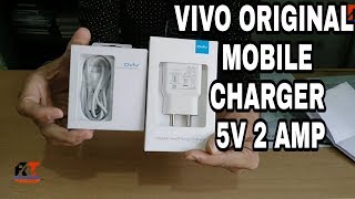 VIVO Original Mobile charger Accessories II UNBOXING II How to buy Original charger [upl. by Holle]