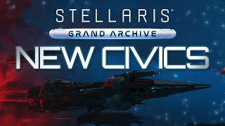 Civics and Specimens and Space Fauna Oh My With Moerp  Stellaris Grand Archive Story Pack [upl. by Jennette]