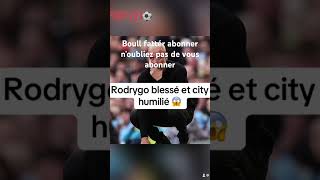 Rodrygo est blessé et city humiliée [upl. by Blackstock339]