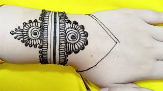 EASY MANDALA MEHNDI DESIGN FOR BEGINNERS  SIMPLE HENNA [upl. by Asila250]