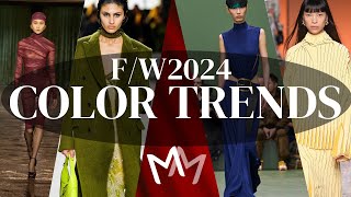 Fashion Color trends report for Fall 2024 and Winter 2025 [upl. by Mendelson]