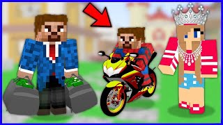 MİNECRAFT ZENGİN FAKİR FİLMİ 😂  Minecraft ZENGİN FAKİR HAYATI [upl. by Helsa]