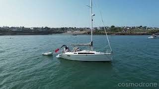 Moelfre Anglesey 2024 yacht POV [upl. by Adnoluy]