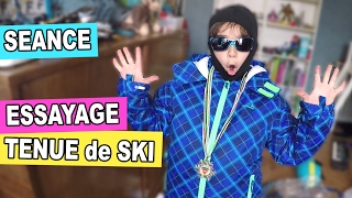 VLOG  SHOPPING SKI  Séance ESSAYAGE tenue de ski pour Fantin  VACANCES dHiver😀❄❄ [upl. by Read]