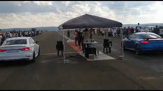 Audi Rs3 vs Audi TTrs drag race somewhere in South Africa [upl. by Pazit]