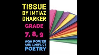 Tissue Imtiaz Dharker Language analysis [upl. by Doralia]