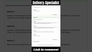 OutSystems DeliverySpecialist Exam Questions  Delivery Specialist Exam [upl. by Ainezey]