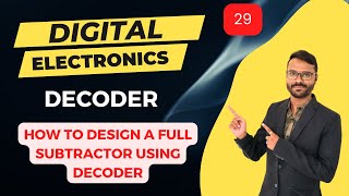 How to Design a Full subtractor using decoder [upl. by Uah]