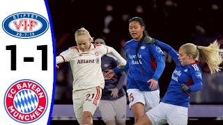 Valerenga Women 11 Bayern Munich l Uefa Champions League Women l Football highlights [upl. by Atteinotna785]