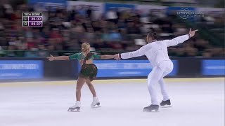 Volosozhar and Trankov lead Pairs  Universal Sports [upl. by Nelloc736]