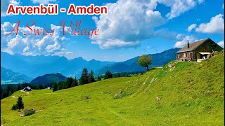 The Best Hiking and viewpoint of Lake Walen Arvenbuel Amden Switzerland 🇨🇭 [upl. by Bollinger]