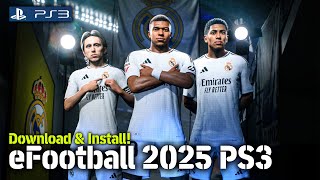 eFootball 2025 PS3 New Update [upl. by Letney801]