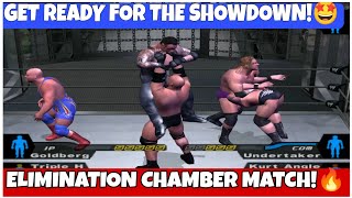 Elimination Chamber  Full Match  WWE Smackdown Here Comes The Pain [upl. by Kcitrap417]