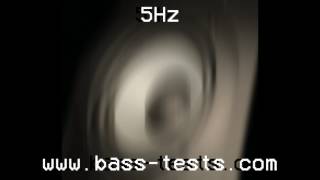 5 Hz Bass Test  BASS Sound  5hz [upl. by Oiuqise49]