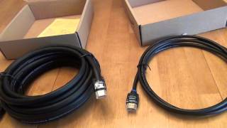 AmazonBasics HighSpeed HDMI Cable 25 feet Review [upl. by Helbonna]