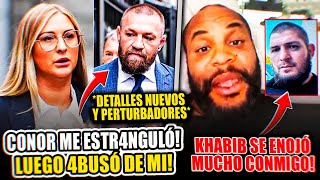 ¡Mujer AFIRMA que Conor McGregor la ESTR4NGULÓ antes de VI0L4RL4 DC REVELA que Khabib se ENOJÓ [upl. by Atteuqal]