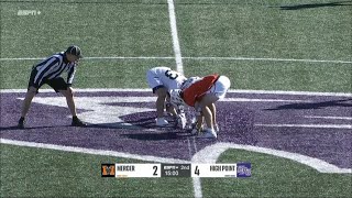 High Point vs Mercer  Faceoff Highlights  Mens Lacrosse  2324 [upl. by Eimmat]