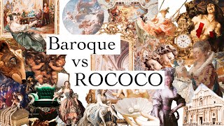 Baroque vs Rococo whats the difference Art History 101 [upl. by Kneeland222]