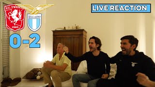 TWENTELAZIO 02  LIVE REACTION in FAMIGLIA  Sul TETTO dEUROPA [upl. by Columbyne]