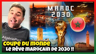 CAN 2025 et Coupe du monde 2030  Le Maroc est un exemple dambition  football maroc algérie [upl. by Rothwell]