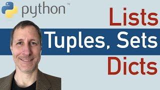 Python Data Structures  Lists Tuples Sets amp Dictionaries tutorial [upl. by Bui]