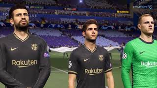 Fifers FIFA 21 Realism Mod Gameplay 2K Chelsea vs FC Barcelona [upl. by Lundeen]