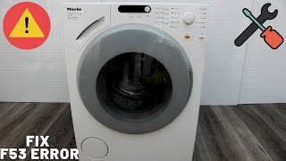 Fix Miele F53 Error Washing Machine Repair [upl. by Ayitahs]