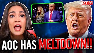 AOC BREAKS DOWN Over MASSIVE Trump Rally in New York City [upl. by Lanae]