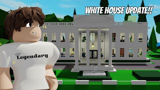 Brookhaven RP  PRESIDENT WHITE HOUSE AKA MALACANANG UPDATE [upl. by Dnalevets824]