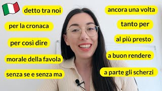 10 Italian phrases to boost your daily conversations in Italian B1 Subs [upl. by O'Donovan]