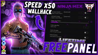 FREE PANEL PC GRATIS OB46 WALLHACK  SPEED  SNIPER LIFETIME FREE FIRE 🎁 ANTI BAN 100  NINJA HEX [upl. by Muna854]