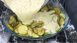 Ce n’est pas un gratin ni une quiche 🥒 Une nouvelle façon de cuisiner les courgettes 👩🏻‍🍳 [upl. by Marlo312]