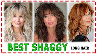 38 Inspiring💕 Layered Hairstyles for Medium to Long Hair 2024 Shaggy [upl. by Ellehsyt]