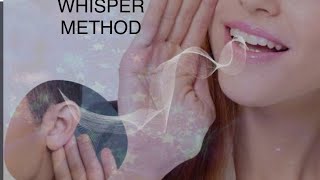 Easy and Powerful Manifestation technique Whisper technique [upl. by Nosydam]