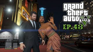 GTA V 48  MICHAEL TAPETE VERMELHO PARA A ESTREIA E TEA BAG DO JIMMY GTA 51080 HDPT [upl. by Yanehs]