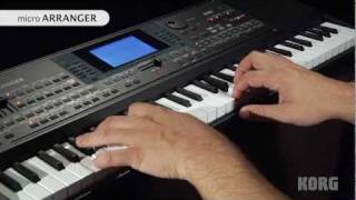 Korg microARRANGER Official Product Introduction [upl. by Cyrus]