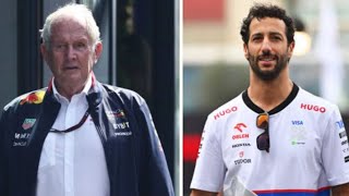 Helmut Marko continues to twist the knife in Daniel Ricciardo after culling Aussie [upl. by Lyrred]