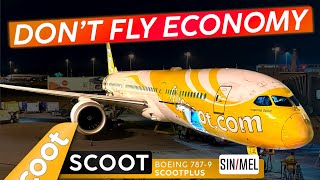 ScootPlus CHEAPER Than Economy · SCOOT 787 in SCOOTPLUS 🇸🇬 Singapore ✈ Melbourne 🇦🇺 Value [upl. by Hopper]