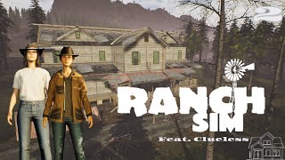 Building a Home  Ranch Simulator  Ep2 [upl. by Isidora]