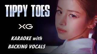 XG  TIPPY TOES  KARAOKE WITH BACKING VOCALS [upl. by O'Toole]