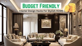 Budget Friendly Interior Design Hacks  Barde Infra Interior Design [upl. by Inness388]